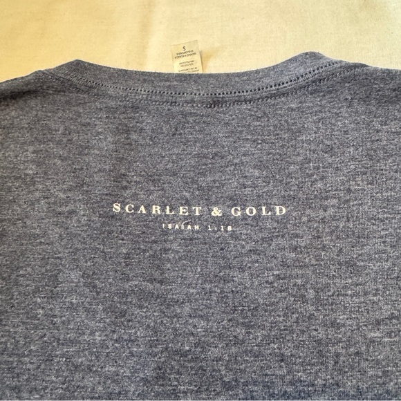 Auburn University Small Blue I Believe in Work Hard Work The Creed T-shirt Tee - Picture 4 of 7